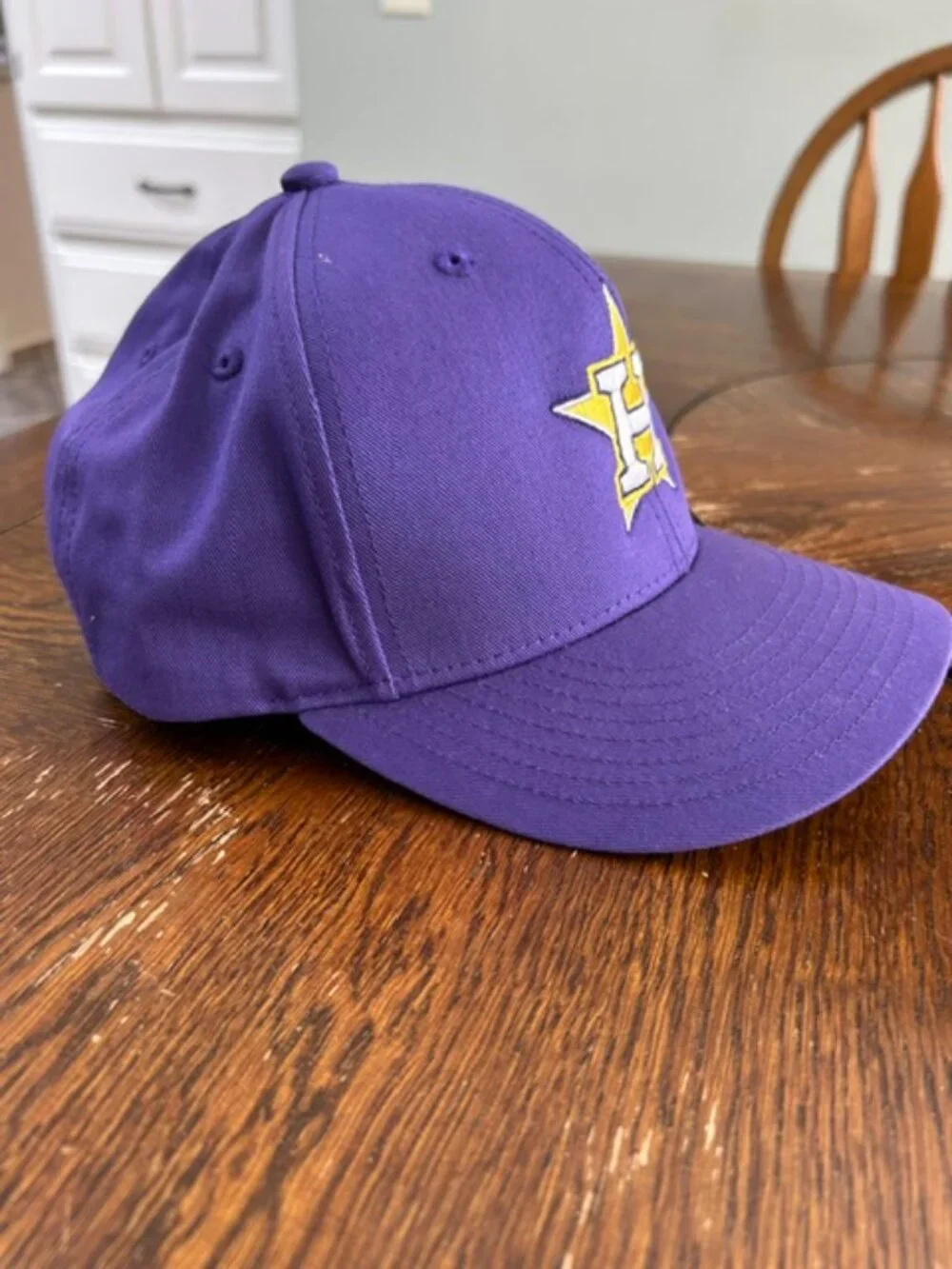 Houston Astros Baseball Cap with Adjustable Plastic Strap - $19